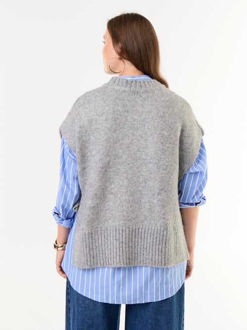 Jersey sin mangas con lazada en los laterales - Kiabi