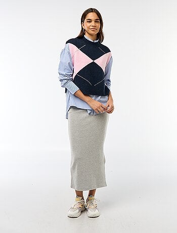 Jersey sin mangas con lazos para anudar en los laterales