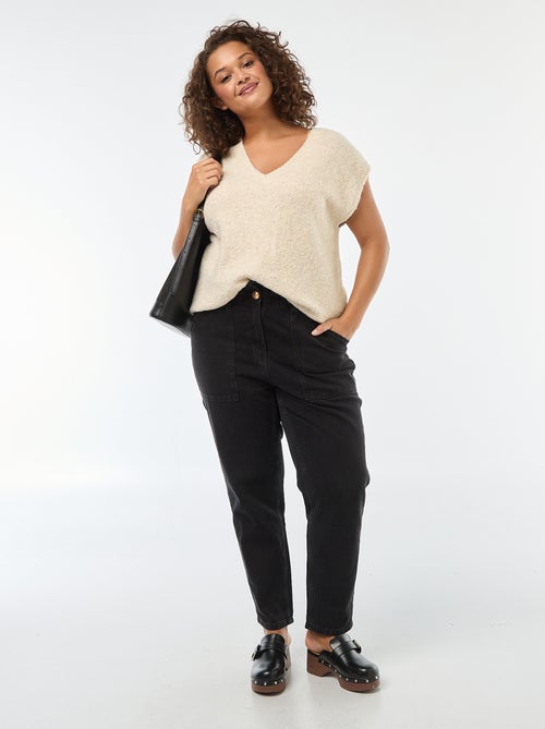 Jersey sin mangas de punto fino - Kiabi