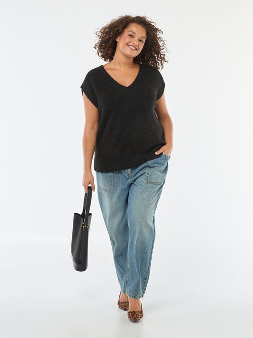 Jersey sin mangas de punto fino - Kiabi