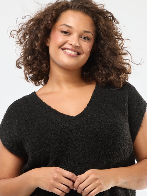 Jersey sin mangas de punto fino - Kiabi