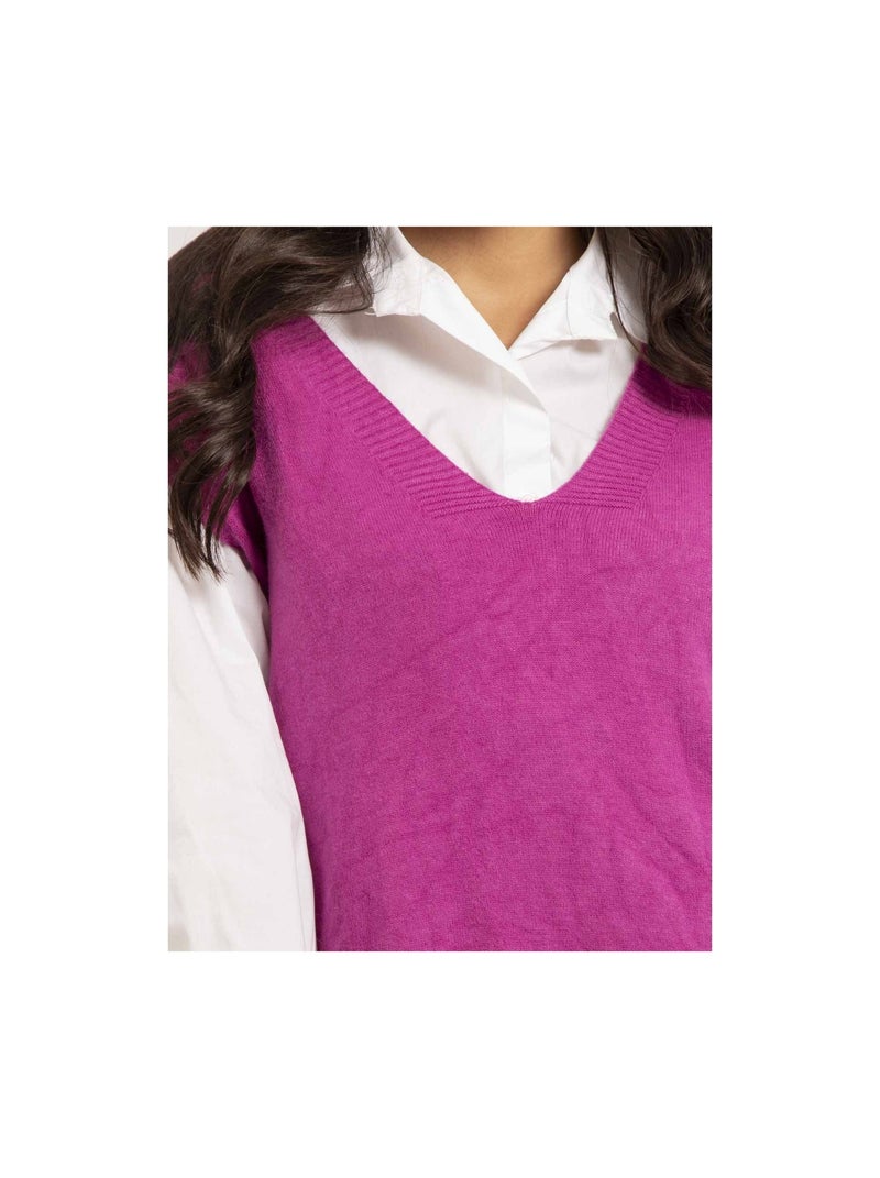 Jersey sin mangas KATALIA Violeta - Kiabi