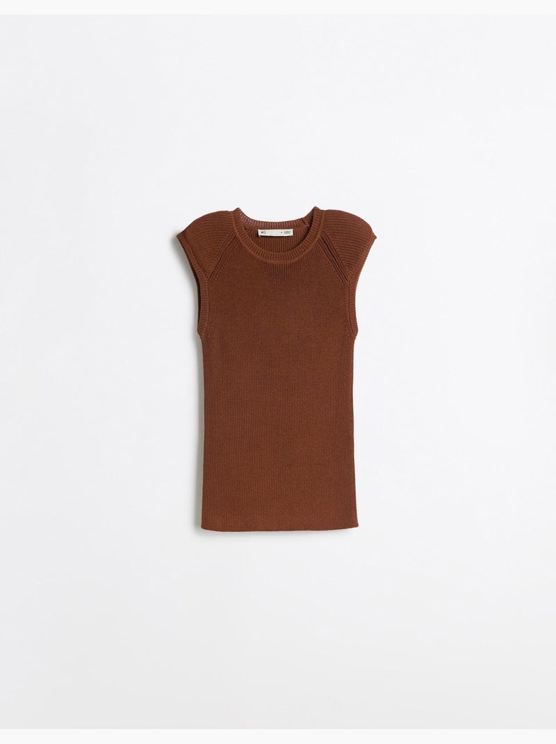 Jersey sin mangas, mo fashion Marrón - Kiabi