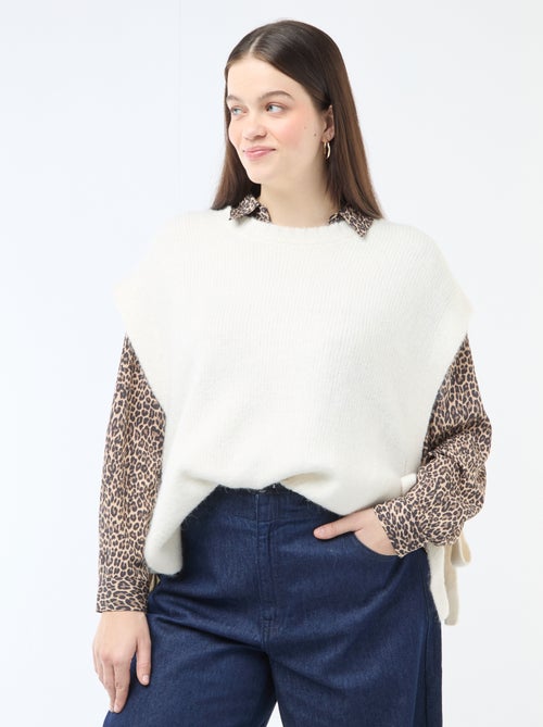 Jersey sin mangas para anudar a los lados - Kiabi