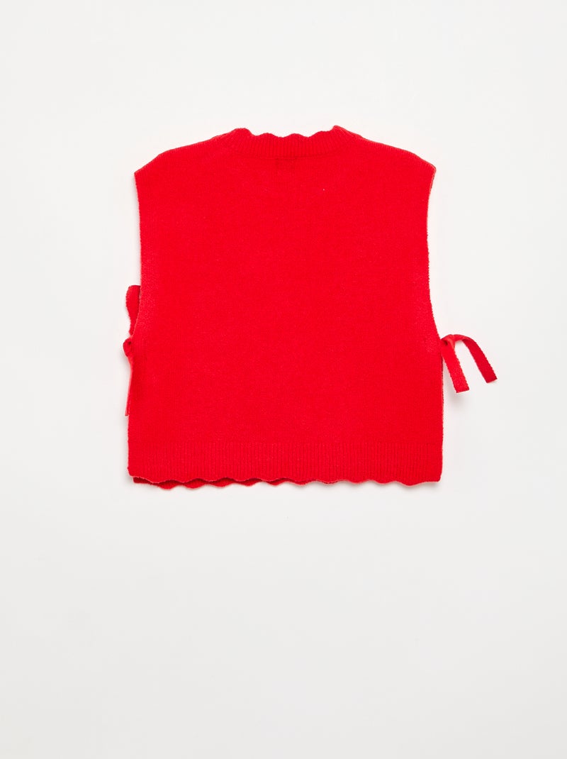 Jersey sin mangas Rojo - Kiabi