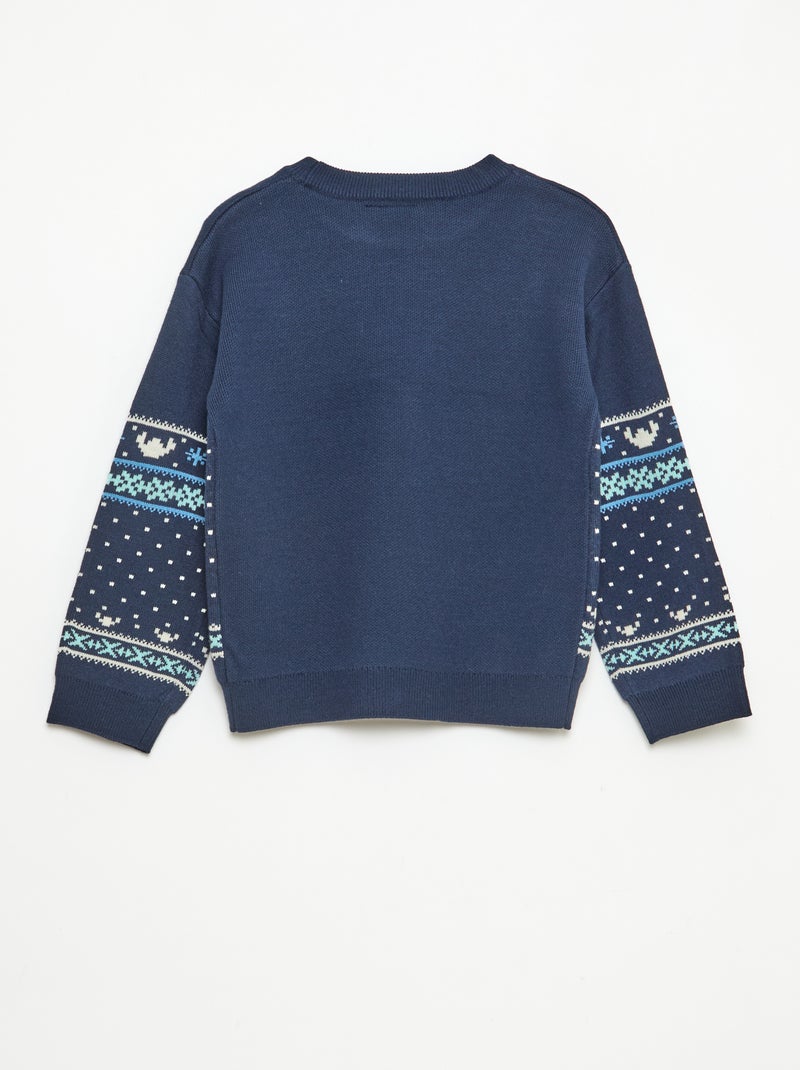 Jersey 'Stitch' 'Disney' navideño Azul - Kiabi