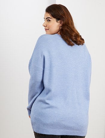 Jersey suave con cuello de pico - Kiabi