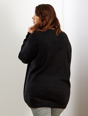 Jersey suave con cuello de pico - Kiabi