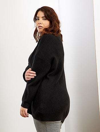 Jersey suave con cuello de pico - Kiabi