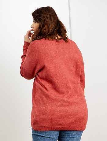 Jersey suave con cuello de pico - Kiabi