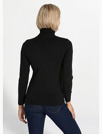 Jersey suave de cuello vuelto y manga larga - Afibel