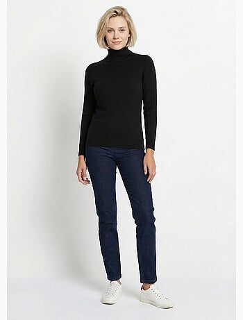 Jersey suave de cuello vuelto y manga larga - Afibel