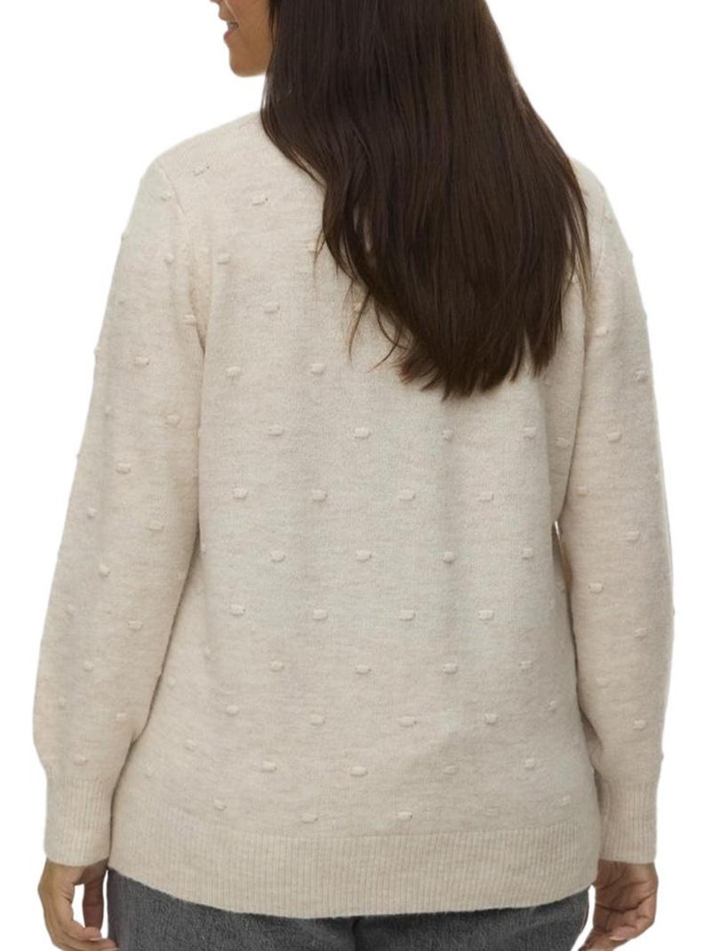 Jersey tallas grandes mujer vero moda curve Beige - Kiabi