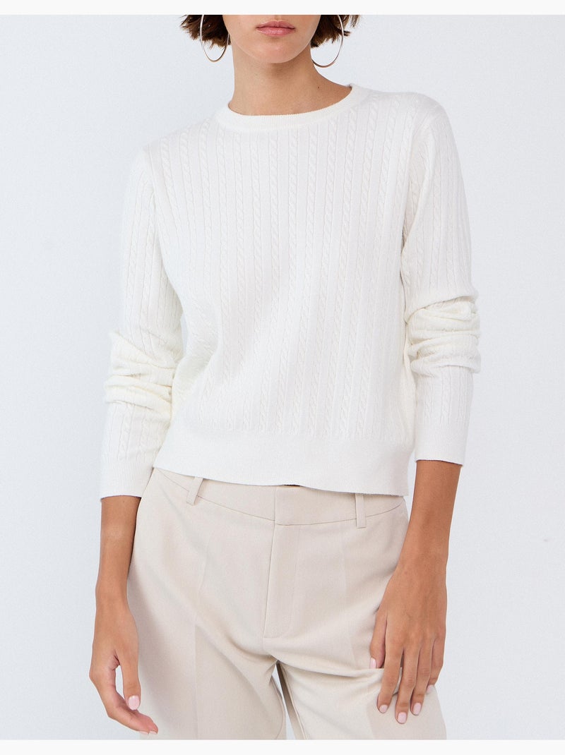 Jersey tejido con viscosa, mo fashion Beige - Kiabi