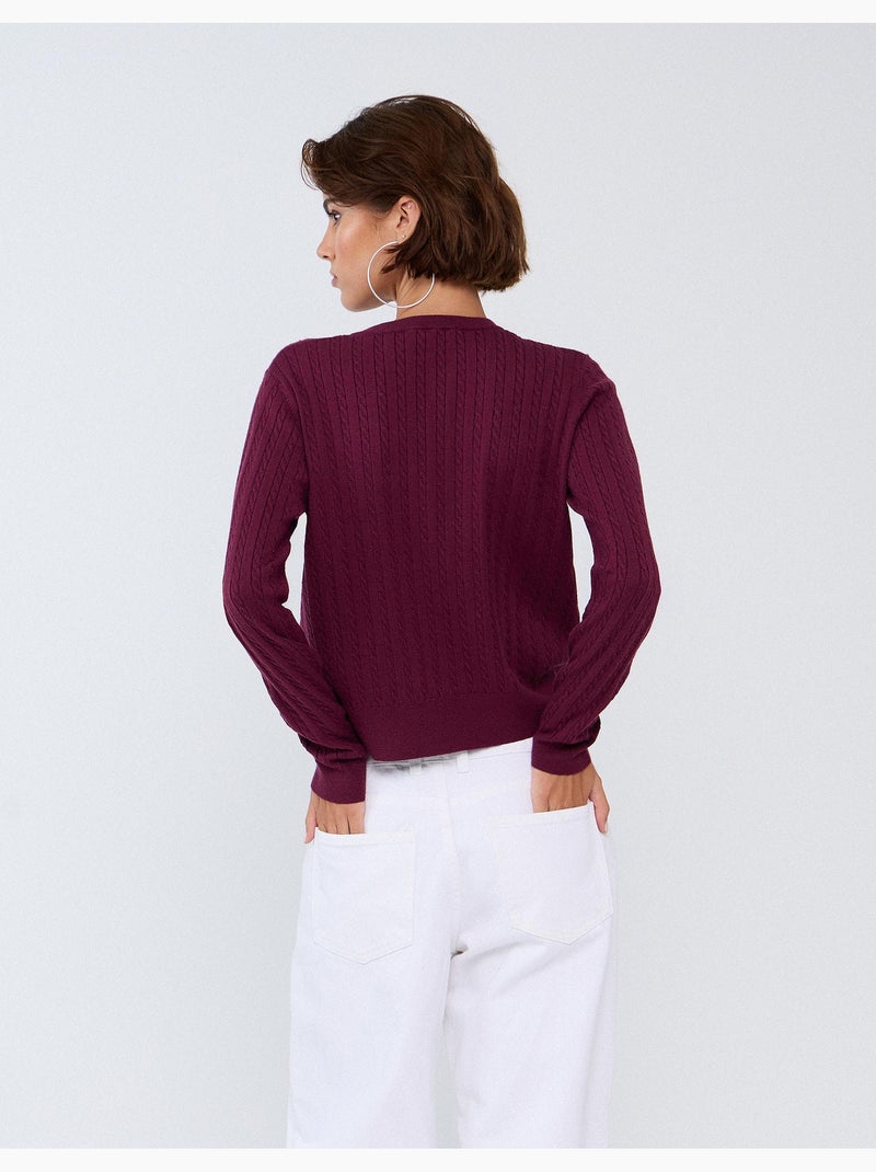 Jersey tejido con viscosa, mo fashion Violeta - Kiabi