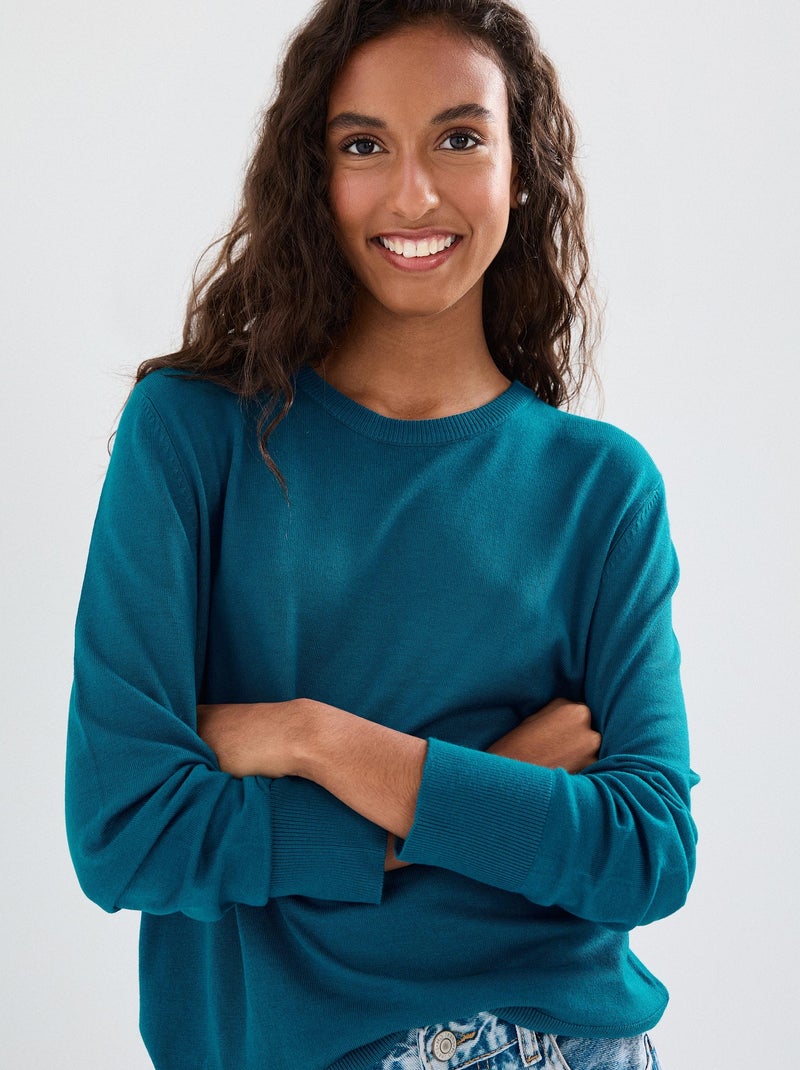 Jersey tejido, MO Fashion Azul - Kiabi