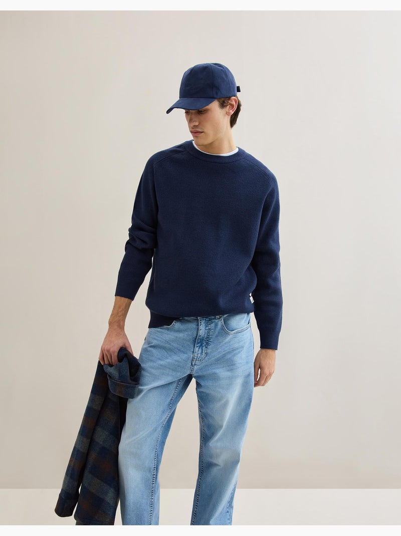 Jersey tejido, MO Fashion Azul - Kiabi