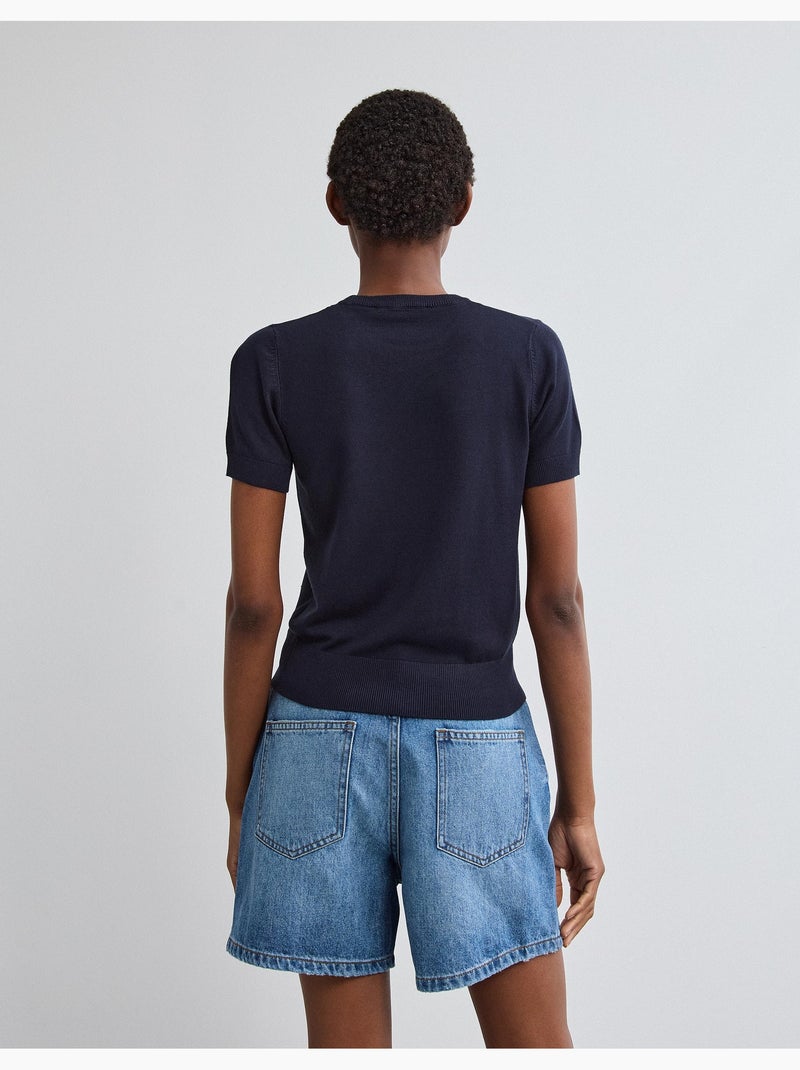 Jersey tejido, MO Fashion Azul - Kiabi