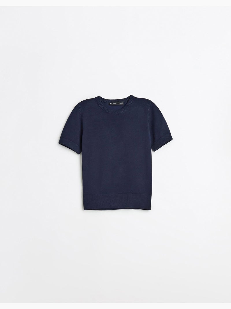 Jersey tejido, MO Fashion Azul - Kiabi