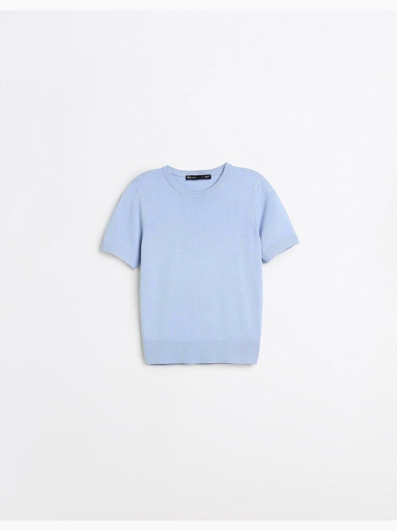 Jersey tejido, MO Fashion Azul - Kiabi