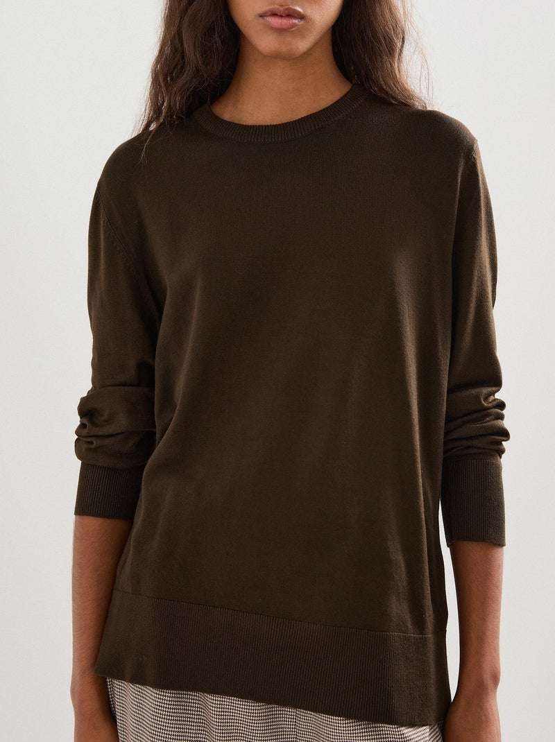 Jersey tejido, MO Fashion Marrón - Kiabi