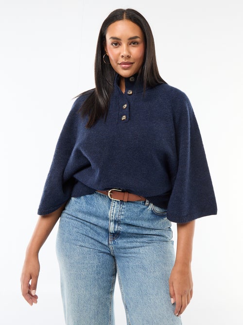 Jersey tipo capa de punto grueso - Kiabi