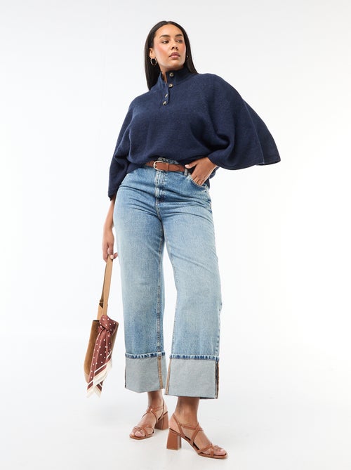 Jersey tipo capa de punto grueso - Kiabi