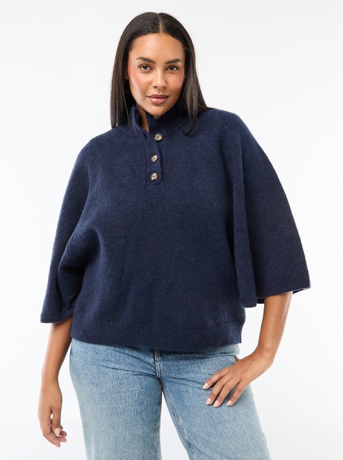 Jersey tipo capa de punto grueso - Kiabi