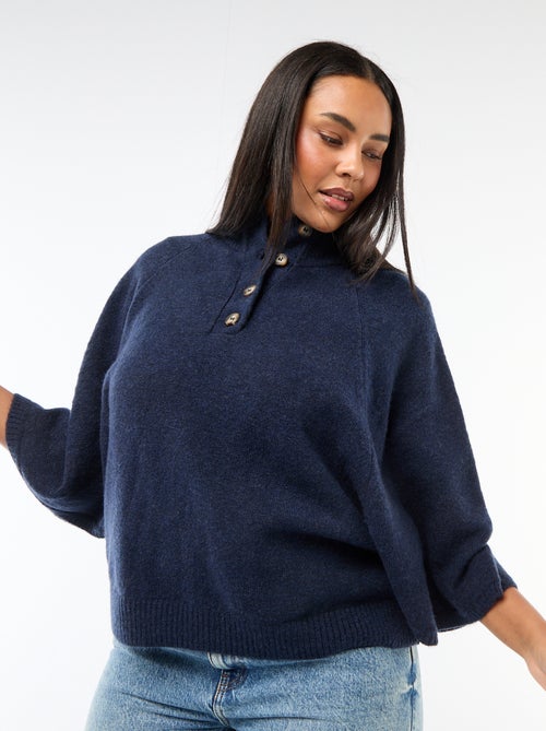 Jersey tipo capa de punto grueso - Kiabi