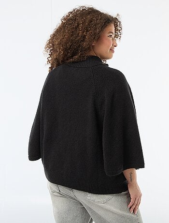 Jersey tipo capa de punto grueso