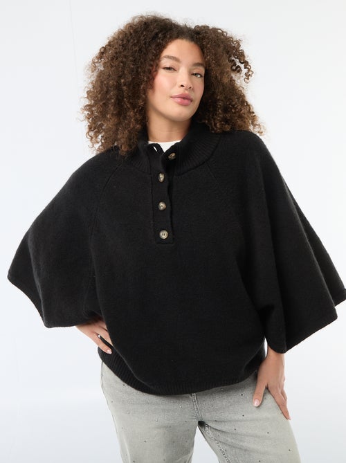 Jersey tipo capa de punto grueso - Kiabi