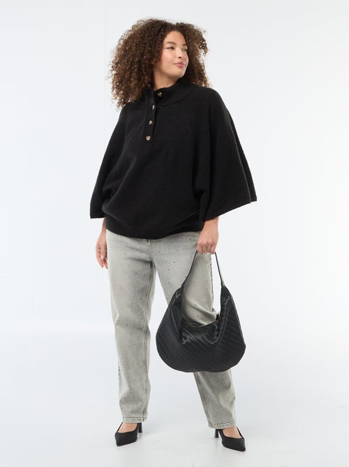 Jersey tipo capa de punto grueso - Kiabi