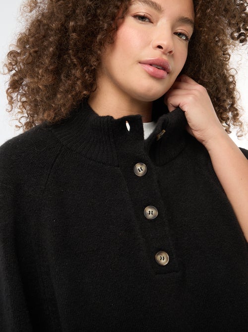 Jersey tipo capa de punto grueso - Kiabi