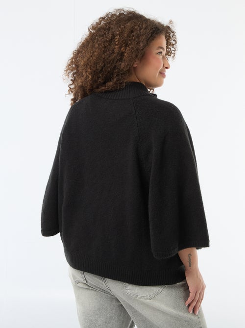 Jersey tipo capa de punto grueso - Kiabi