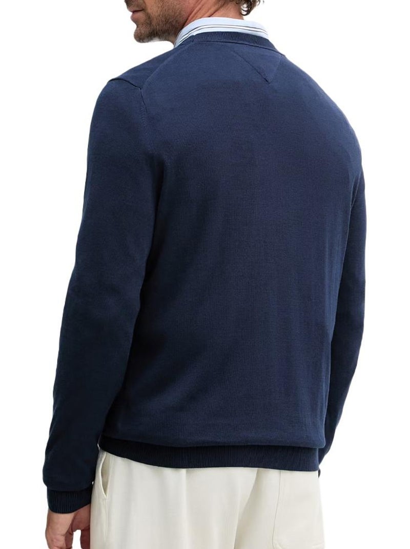 Jersey tommy hilfiger de algodón para hombre Azul marino - Kiabi