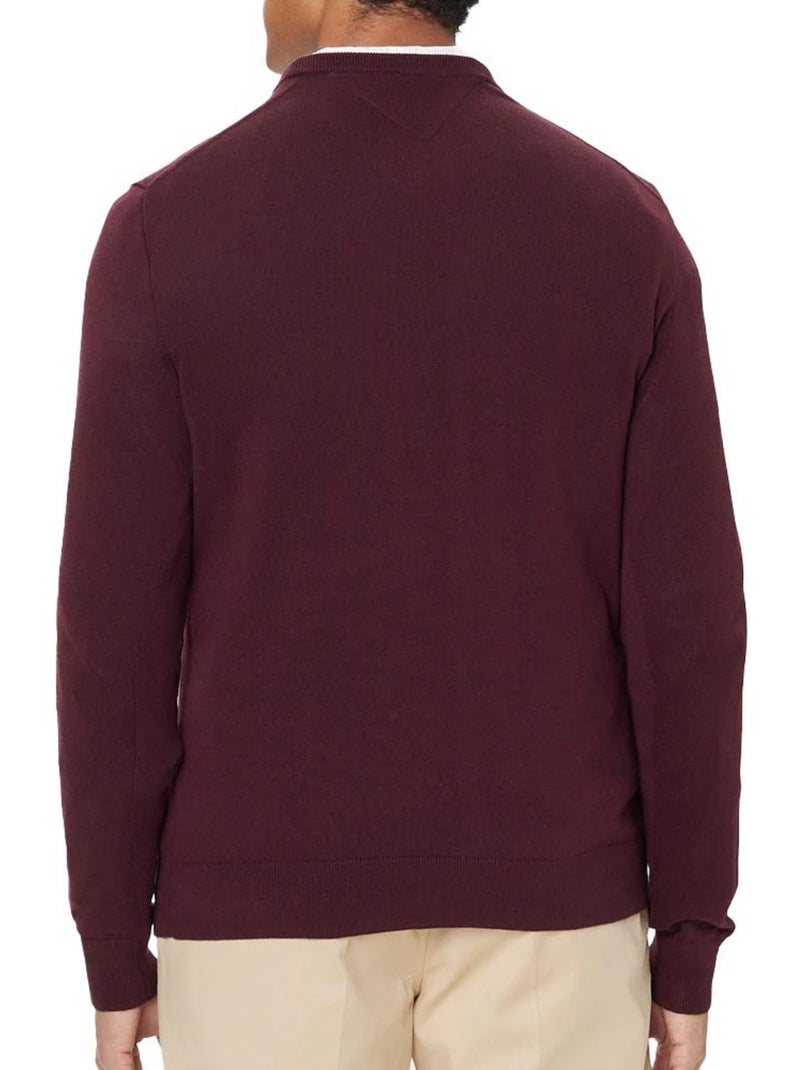 Jersey Tommy Hilfiger de Hombre Violeta ciruela - Kiabi