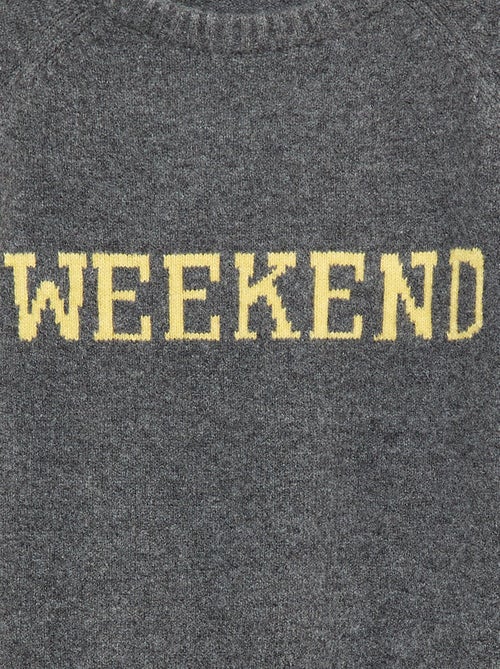 Jersey ultra suave con mensaje - Kiabi