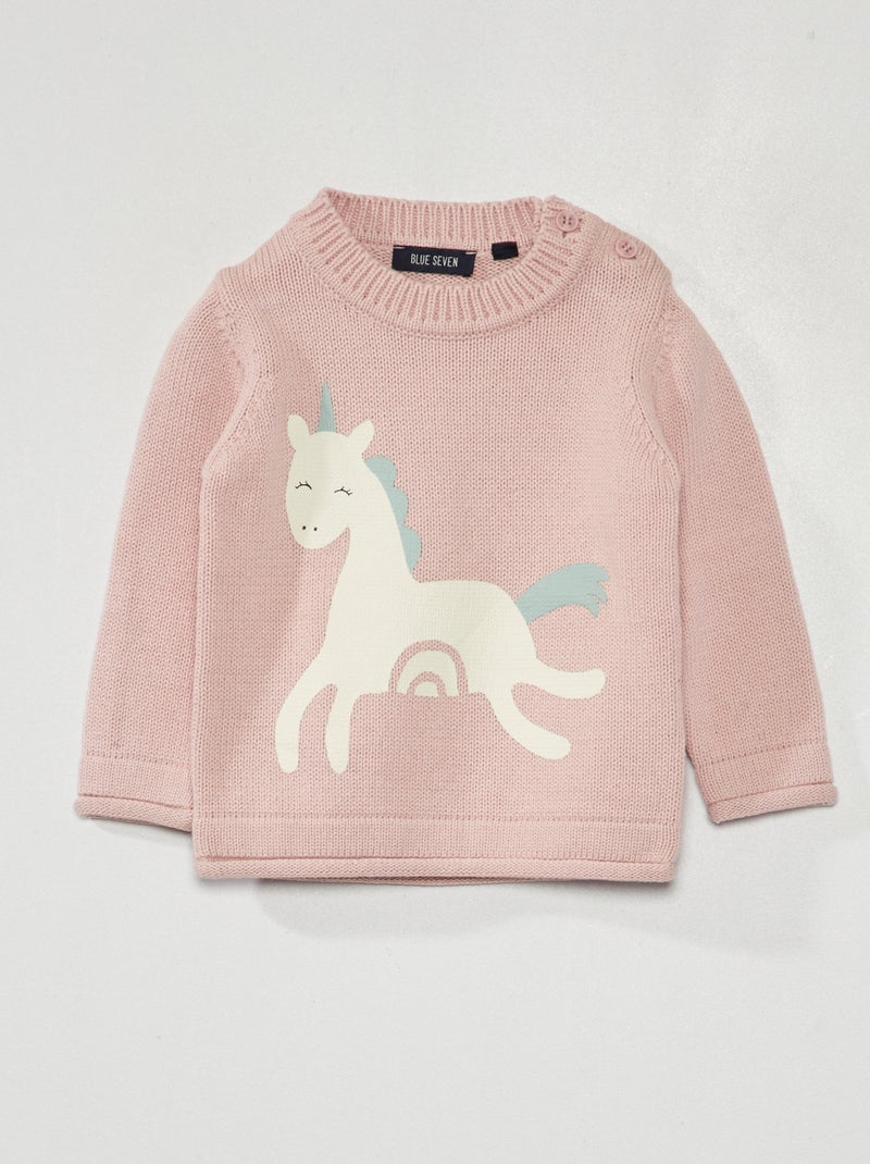 Jersey 'unicornio' ROSA - Kiabi