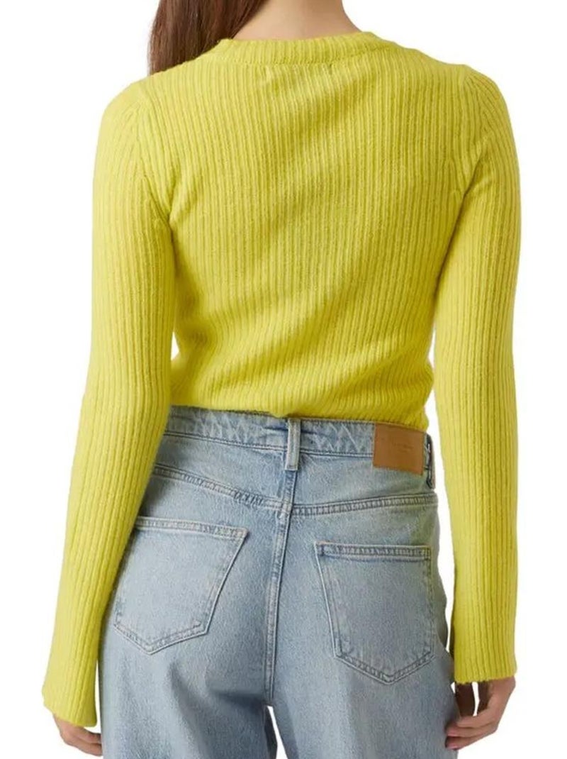 Jersey Vero Moda Britany para Mujer Amarillo - Kiabi