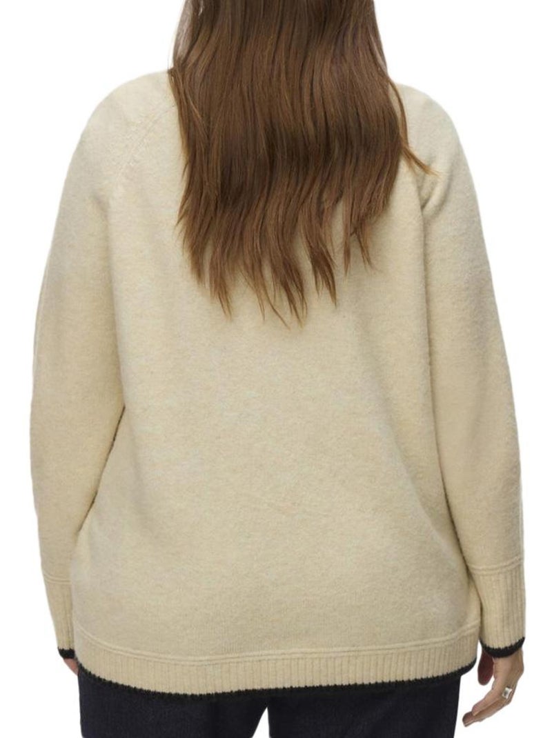 Jersey Vero Moda Curve para Mujer Blanco - Kiabi