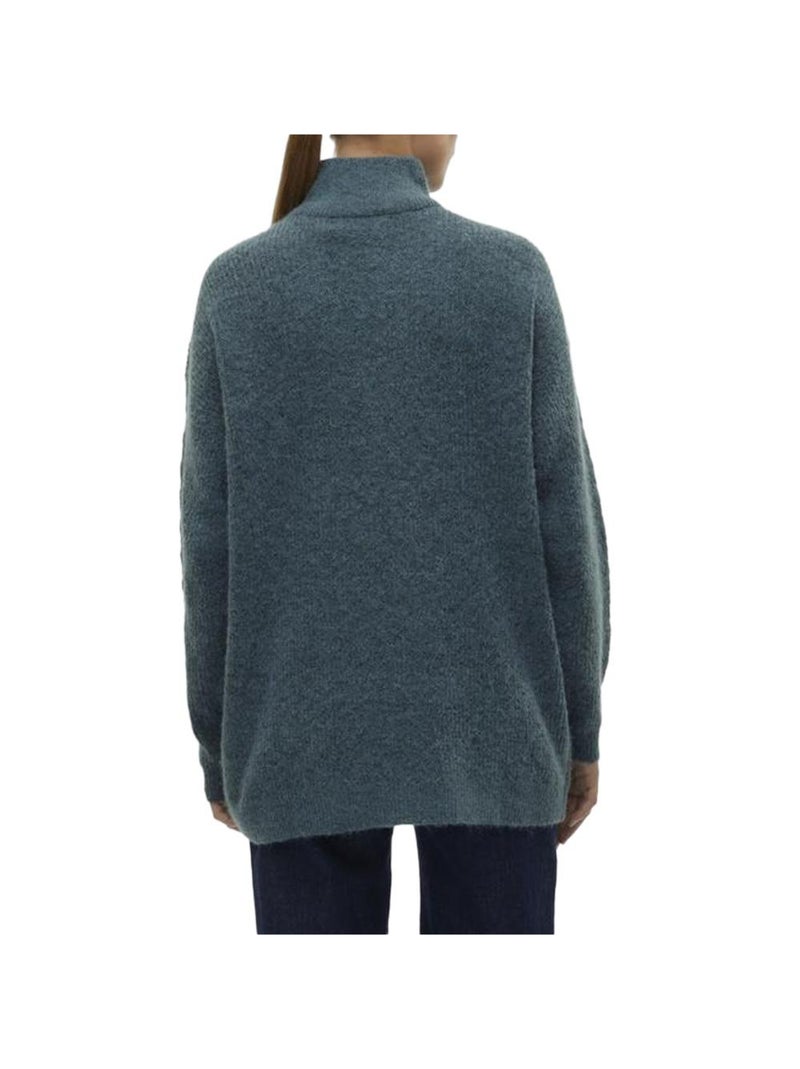 Jersey Vero Moda de Mujer con Cremallera 1/4 Azul - Kiabi