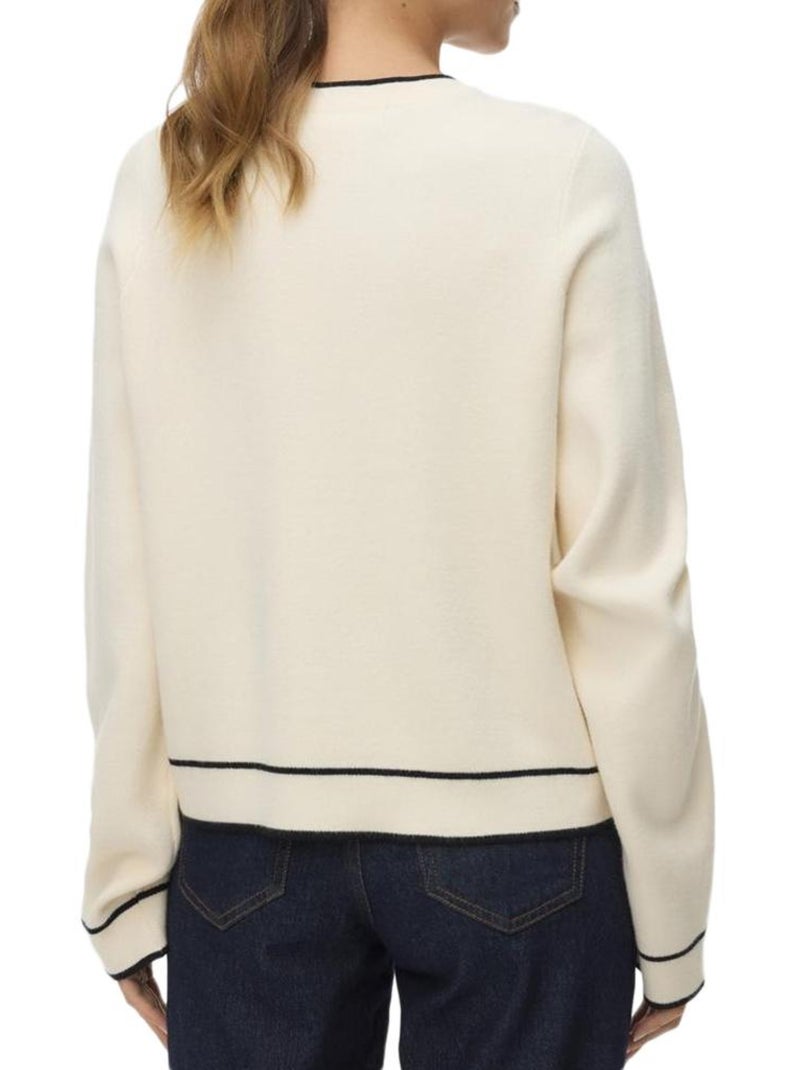 Jersey Vero Moda Gold para Mujer Beige - Kiabi