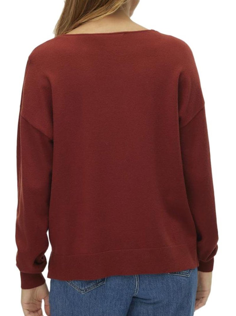 Jersey Vero Moda para Mujer Marrón tabaco - Kiabi