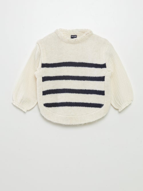 Jersey y blusa 2 en 1 - Kiabi