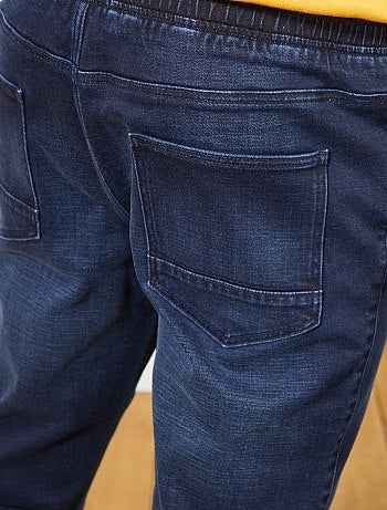 Jogg jean slim con costuras en las rodillas - Kiabi