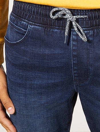 Jogg jean slim con costuras en las rodillas - Kiabi