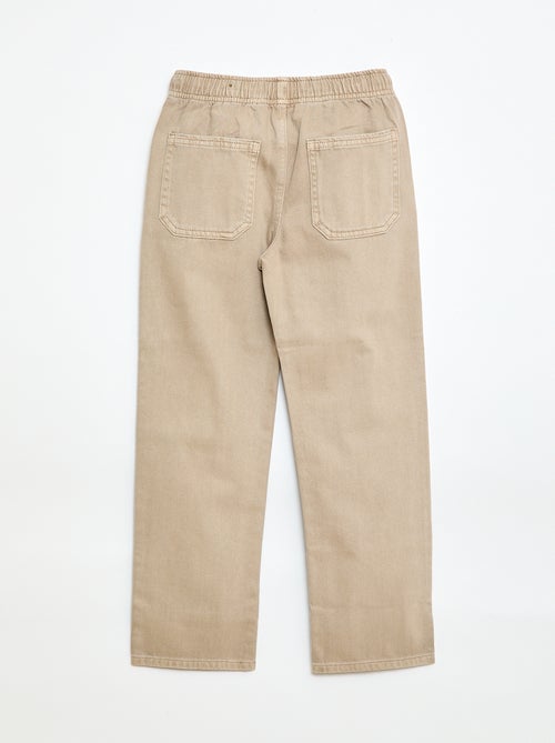 Jogger con cintura elástica y cordón ajustable - Kiabi