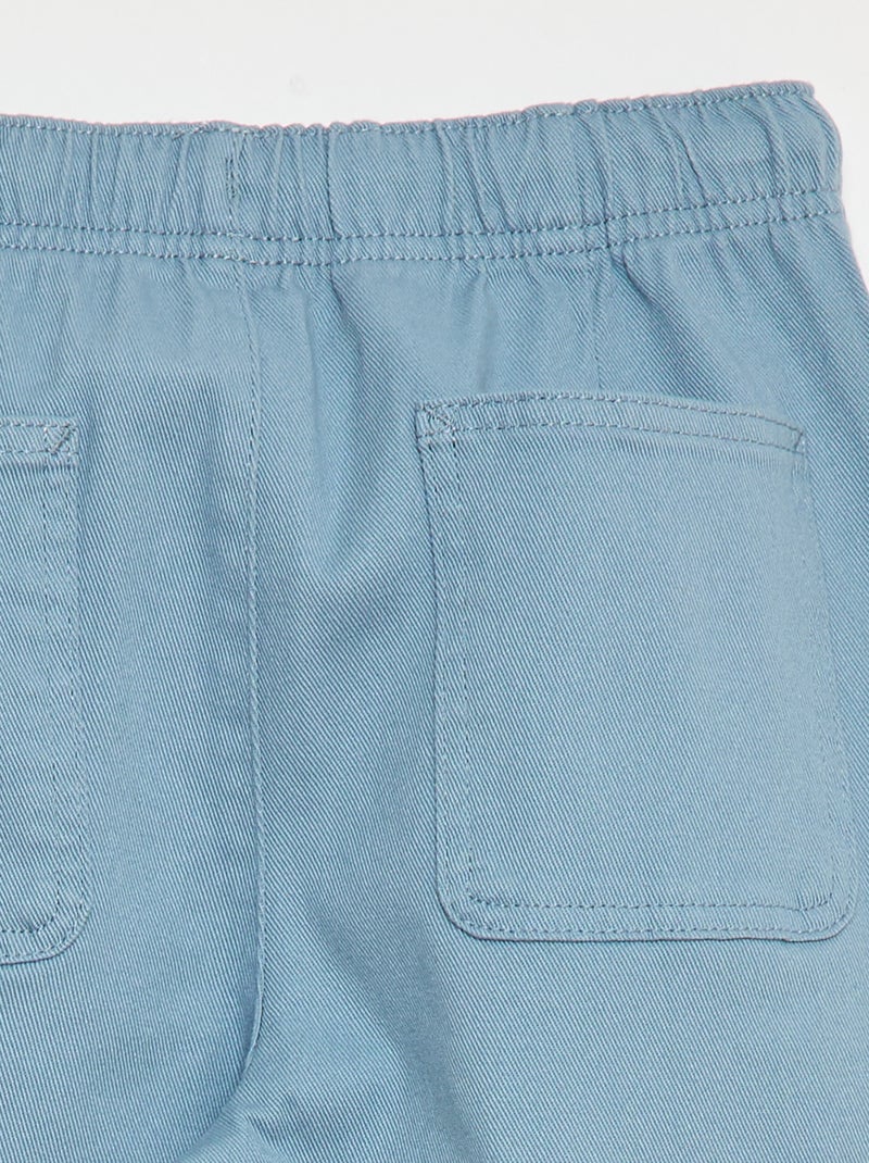 Jogger con cordones ajustables Azul - Kiabi