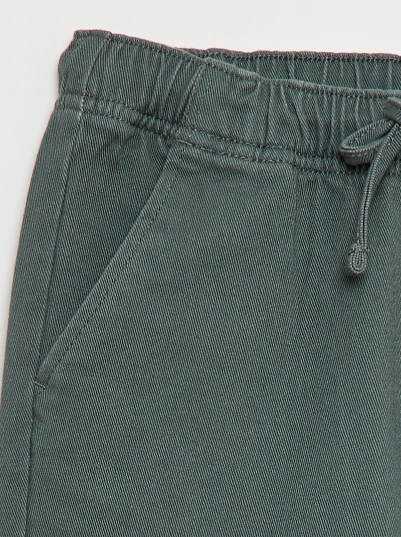 Jogger con cordones Verde - Kiabi