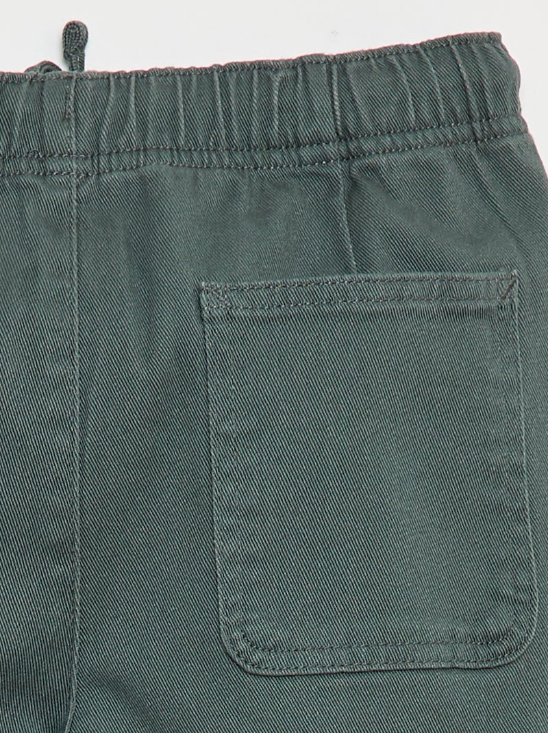 Jogger con cordones Verde - Kiabi